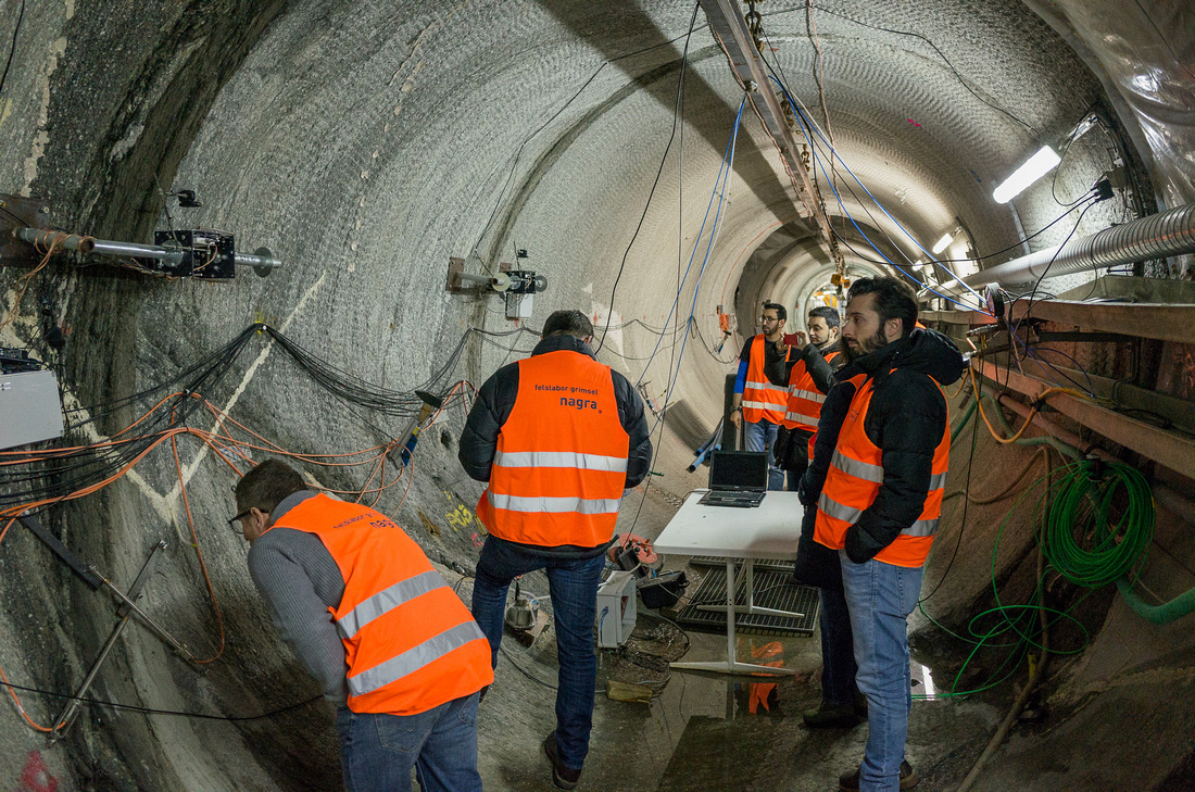 Visit to Grimsel rock laboratory